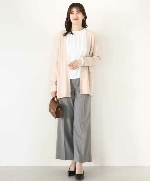 OFUON / オフオン シャツ・ブラウス | シャーリングネックデザインブラウス/洗える/WEB限定サイズあり | 詳細5