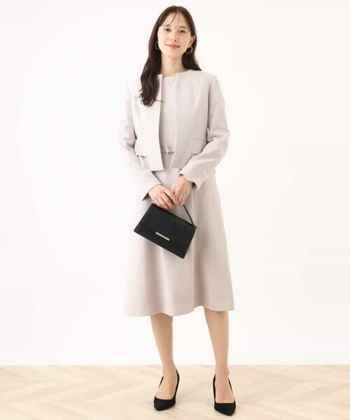 OFUON / オフオン ノーカラージャケット | [セットアップ対応]ノーカラージャケット/洗える/WEB限定サイズあり | 詳細10