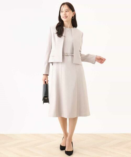 OFUON / オフオン ノーカラージャケット | [セットアップ対応]ノーカラージャケット/洗える/WEB限定サイズあり | 詳細11