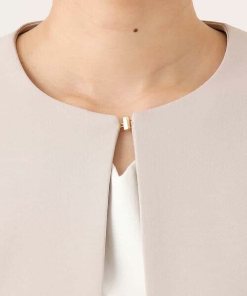 OFUON / オフオン ノーカラージャケット | [セットアップ対応]ノーカラージャケット/洗える/WEB限定サイズあり | 詳細24