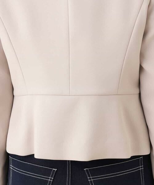 OFUON / オフオン ノーカラージャケット | [セットアップ対応]ノーカラージャケット/洗える/WEB限定サイズあり | 詳細25