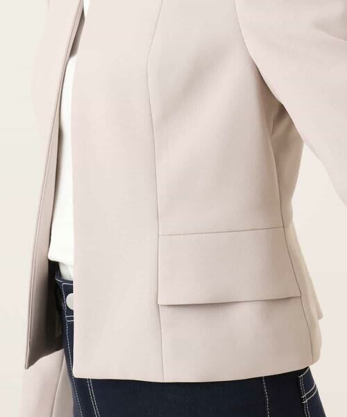 OFUON / オフオン ノーカラージャケット | [セットアップ対応]ノーカラージャケット/洗える/WEB限定サイズあり | 詳細28