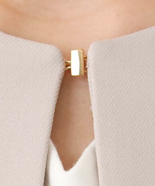 OFUON / オフオン ノーカラージャケット | [セットアップ対応]ノーカラージャケット/洗える/WEB限定サイズあり | 詳細29