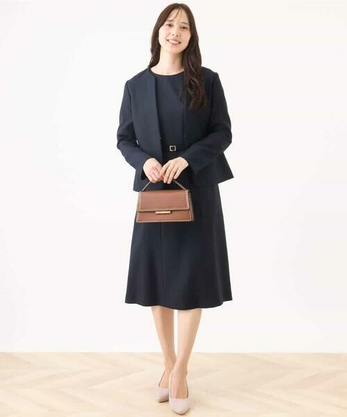 OFUON / オフオン ノーカラージャケット | [セットアップ対応]カラーレスジャケット/洗える/WEB限定サイズあり | 詳細10