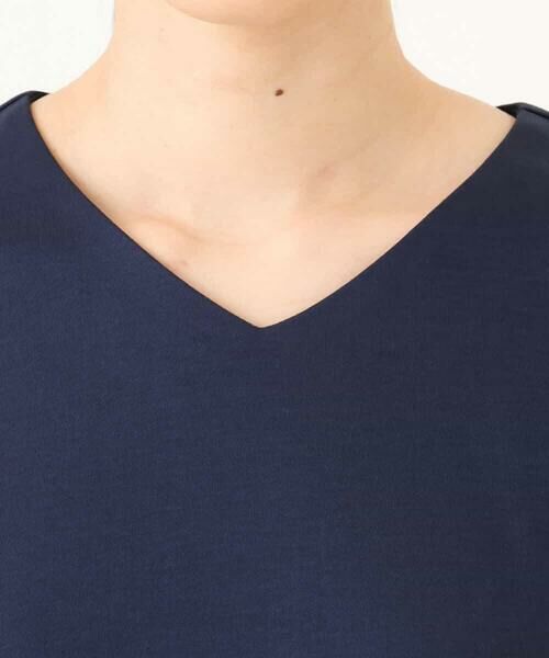 OFUON / オフオン ロング・マキシ丈ワンピース | ギャザースリーブドッキングワンピース/洗える/WEB限定サイズあり | 詳細12