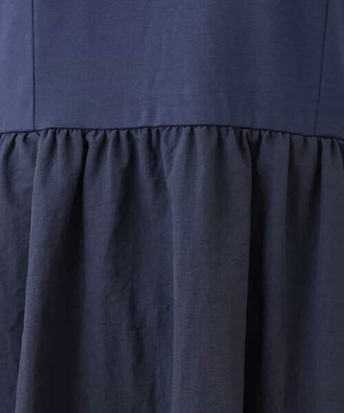 OFUON / オフオン ロング・マキシ丈ワンピース | ギャザースリーブドッキングワンピース/洗える/WEB限定サイズあり | 詳細17