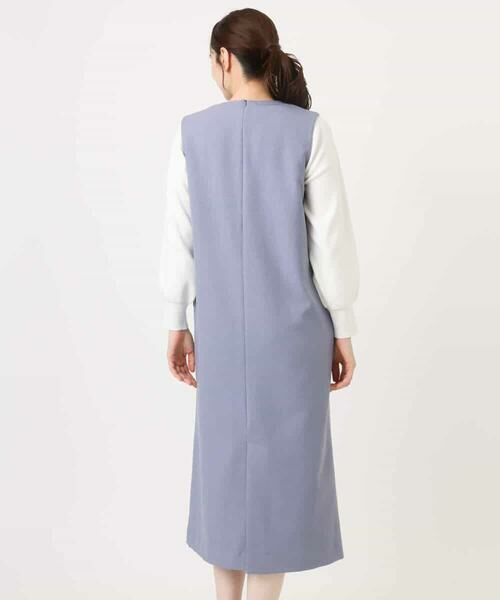 OFUON / オフオン ロング・マキシ丈スカート | キーネックデザインジャンパースカート/洗える/WEB限定サイズあり | 詳細18