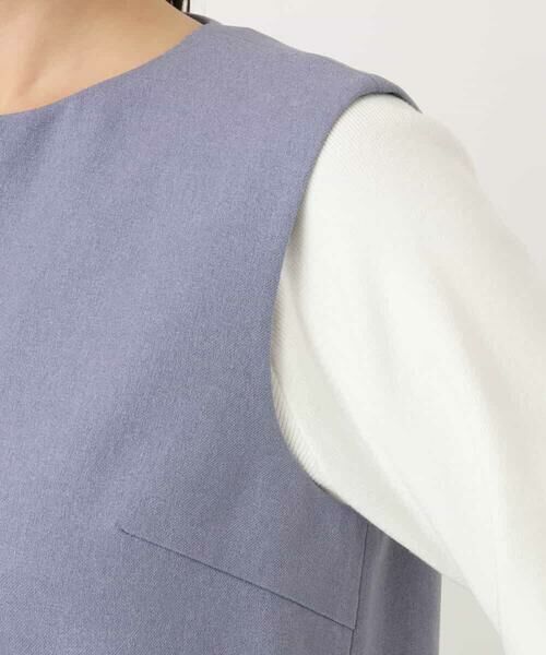 OFUON / オフオン ロング・マキシ丈スカート | キーネックデザインジャンパースカート/洗える/WEB限定サイズあり | 詳細21