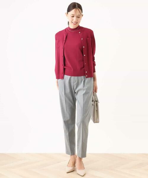 OFUON / オフオン ニット・セーター | カラーニットアンサンブル/洗える/WEB限定サイズあり | 詳細15