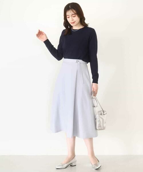 OFUON / オフオン ニット・セーター | ドット柄コンパクトニットプルオーバー/洗える/WEB限定サイズあり | 詳細14