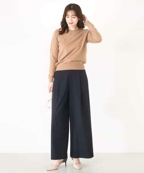 OFUON / オフオン ニット・セーター | ドット柄コンパクトニットプルオーバー/洗える/WEB限定サイズあり | 詳細21