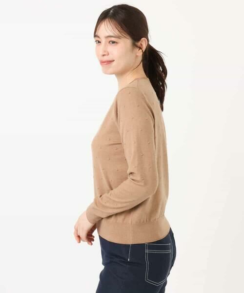 OFUON / オフオン ニット・セーター | ドット柄コンパクトニットプルオーバー/洗える/WEB限定サイズあり | 詳細27