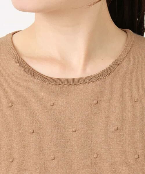 OFUON / オフオン ニット・セーター | ドット柄コンパクトニットプルオーバー/洗える/WEB限定サイズあり | 詳細29