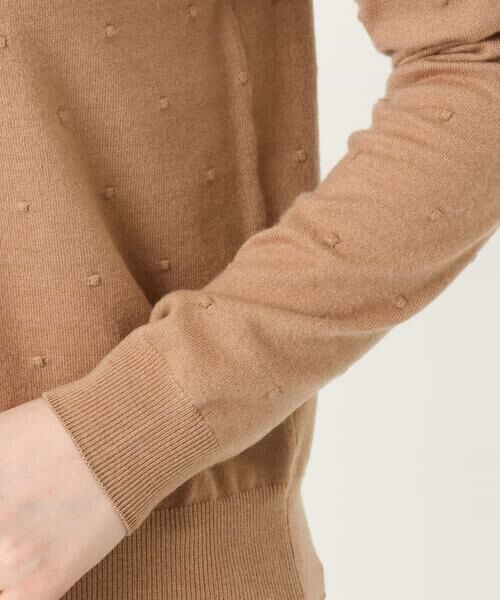 OFUON / オフオン ニット・セーター | ドット柄コンパクトニットプルオーバー/洗える/WEB限定サイズあり | 詳細30