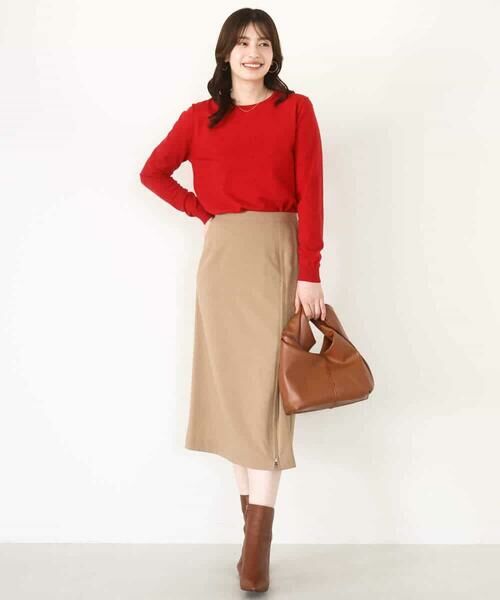 OFUON / オフオン ニット・セーター | ドット柄コンパクトニットプルオーバー/洗える/WEB限定サイズあり | 詳細4