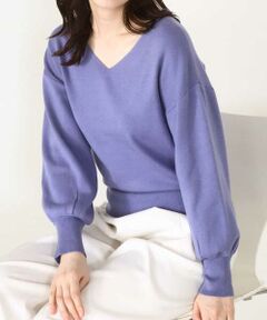 OFUON / オフオン ニット・セーター | ベーシックVネックニット/洗える/WEB限定サイズあり