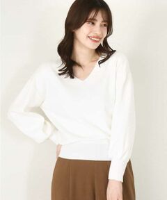 OFUON / オフオン ニット・セーター | ベーシックVネックニット/洗える/WEB限定サイズあり