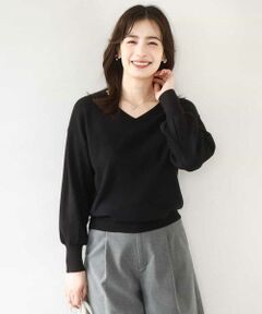 OFUON / オフオン ニット・セーター | ベーシックVネックニット/洗える/WEB限定サイズあり
