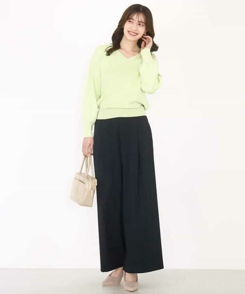 OFUON / オフオン ニット・セーター | ベーシックVネックニット/洗える/WEB限定サイズあり | 詳細12