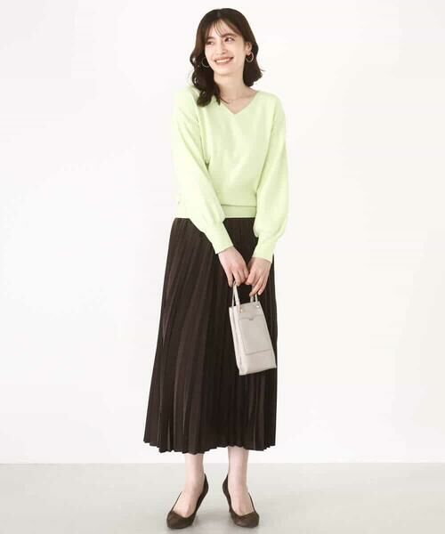 OFUON / オフオン ニット・セーター | ベーシックVネックニット/洗える/WEB限定サイズあり | 詳細14