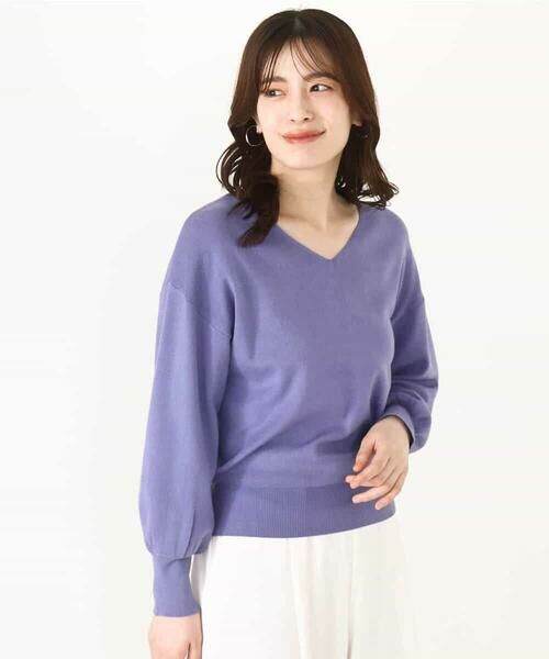 OFUON / オフオン ニット・セーター | ベーシックVネックニット/洗える/WEB限定サイズあり | 詳細19