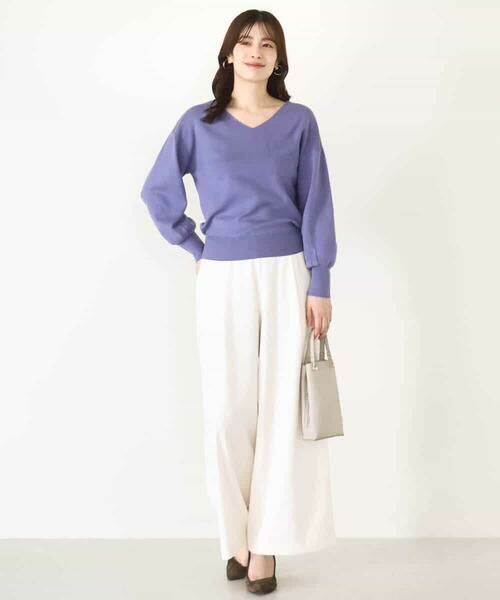 OFUON / オフオン ニット・セーター | ベーシックVネックニット/洗える/WEB限定サイズあり | 詳細20