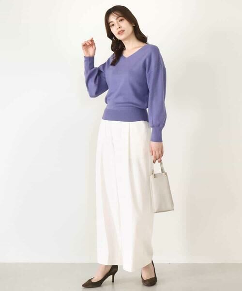 OFUON / オフオン ニット・セーター | ベーシックVネックニット/洗える/WEB限定サイズあり | 詳細21