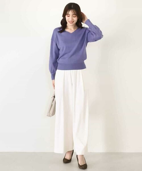 OFUON / オフオン ニット・セーター | ベーシックVネックニット/洗える/WEB限定サイズあり | 詳細22