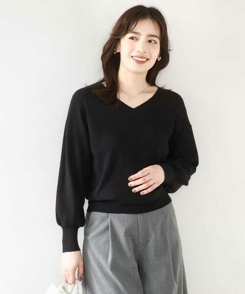 OFUON / オフオン ニット・セーター | ベーシックVネックニット/洗える/WEB限定サイズあり | 詳細28