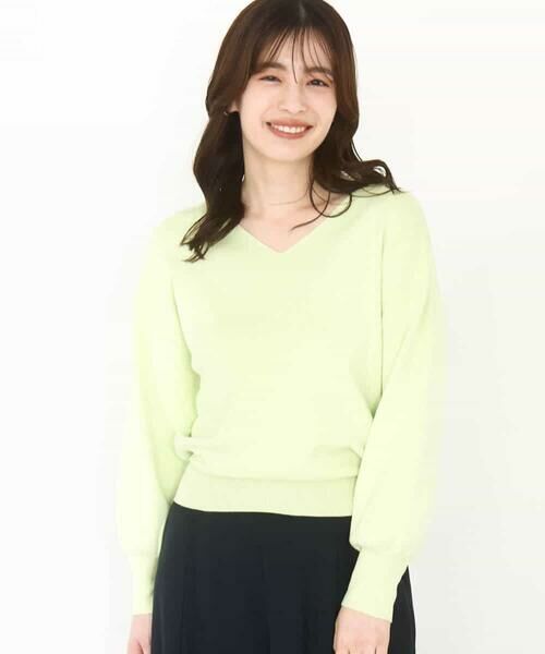 OFUON / オフオン ニット・セーター | ベーシックVネックニット/洗える/WEB限定サイズあり | 詳細9