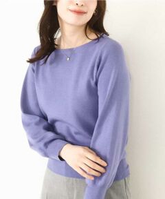 OFUON / オフオン ニット・セーター | ベーシックボートネックニット/洗える/WEB限定サイズあり