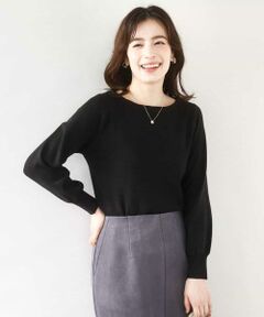 OFUON / オフオン ニット・セーター | ベーシックボートネックニット/洗える/WEB限定サイズあり