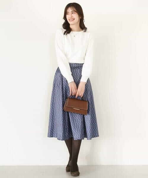 OFUON / オフオン ニット・セーター | ベーシックボートネックニット/洗える/WEB限定サイズあり | 詳細15