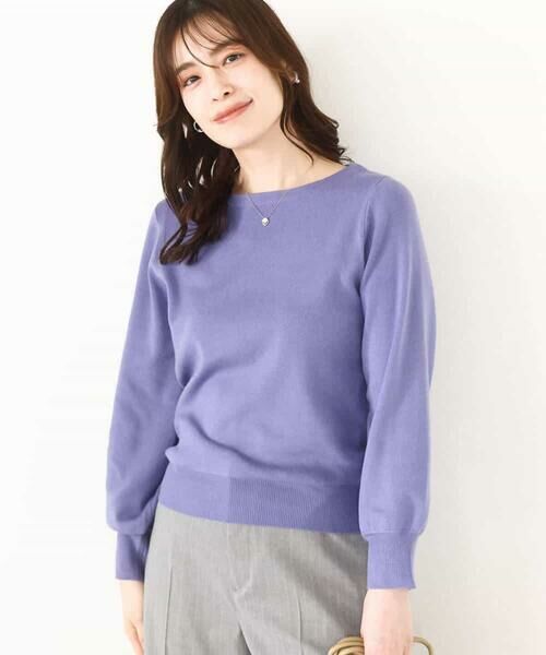 OFUON / オフオン ニット・セーター | ベーシックボートネックニット/洗える/WEB限定サイズあり | 詳細19