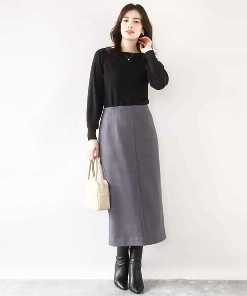 OFUON / オフオン ニット・セーター | ベーシックボートネックニット/洗える/WEB限定サイズあり | 詳細29