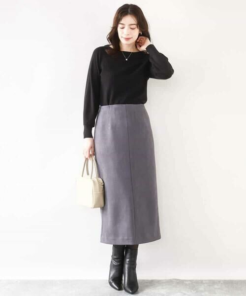 OFUON / オフオン ニット・セーター | ベーシックボートネックニット/洗える/WEB限定サイズあり | 詳細30