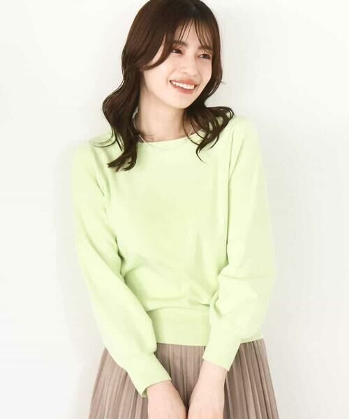 OFUON / オフオン ニット・セーター | ベーシックボートネックニット/洗える/WEB限定サイズあり | 詳細5