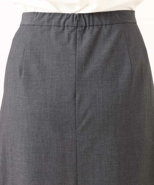 OFUON / オフオン ロング・マキシ丈スカート | シフォンプリーツスリットデザインスカート/洗える | 詳細23