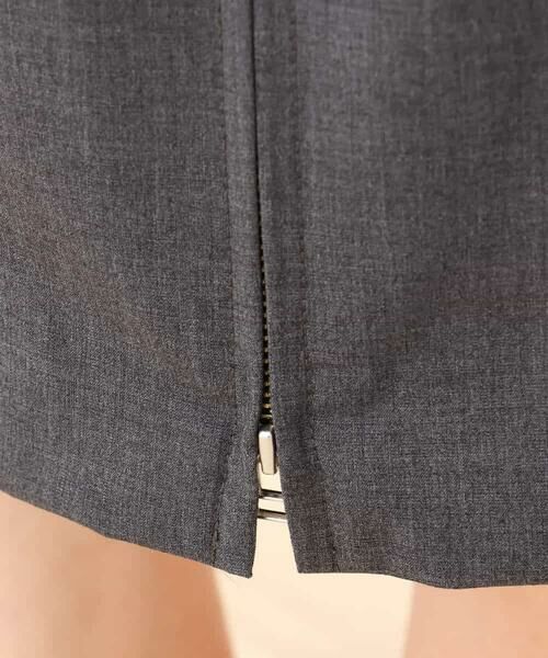 OFUON / オフオン ロング・マキシ丈スカート | シフォンプリーツスリットデザインスカート/洗える | 詳細29