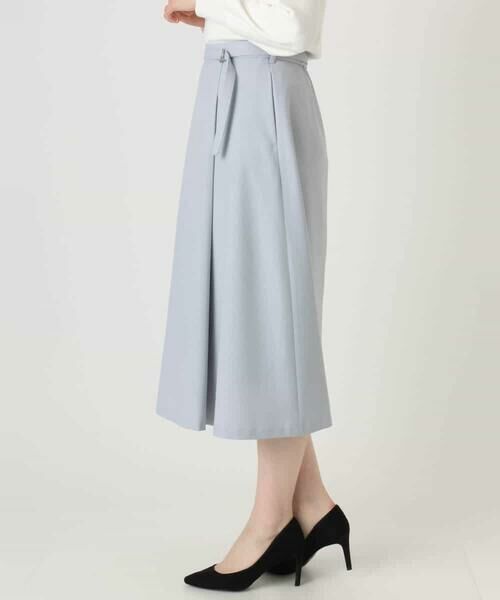 OFUON / オフオン ロング・マキシ丈スカート | ラップ風フレアースカート/洗える/WEB限定サイズあり | 詳細22