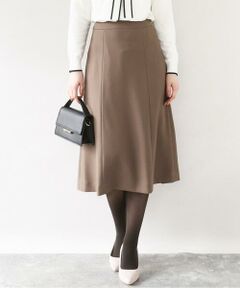 OFUON / オフオン ミニ・ひざ丈スカート | [セットアップ対応]タックディティールスカート/洗える/WEB限定サイズあり