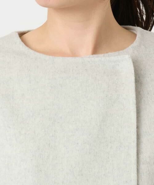 OFUON / オフオン その他アウター | スムースリバー ノーカラーミドル丈コート | 詳細20