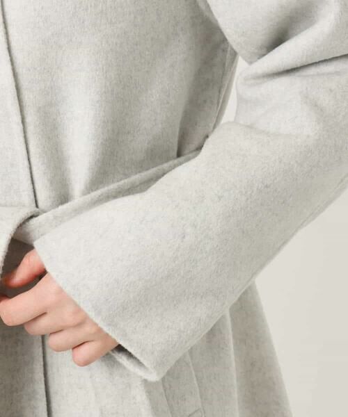 OFUON / オフオン その他アウター | スムースリバー ノーカラーミドル丈コート | 詳細21