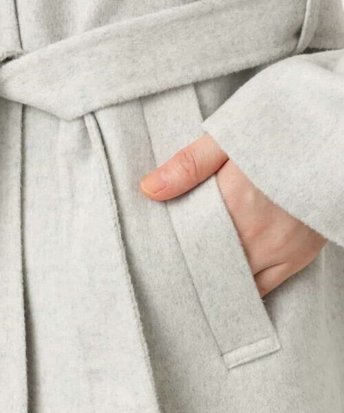 OFUON / オフオン その他アウター | スムースリバー ノーカラーミドル丈コート | 詳細22