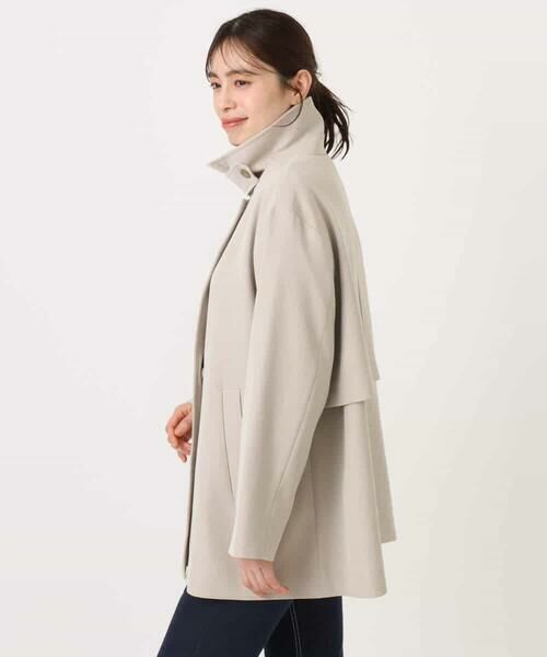 OFUON / オフオン その他アウター | ミドル丈スタンドコート/洗える/WEB限定サイズあり | 詳細15