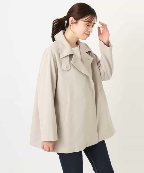 OFUON / オフオン その他アウター | ミドル丈スタンドコート/洗える/WEB限定サイズあり | 詳細25