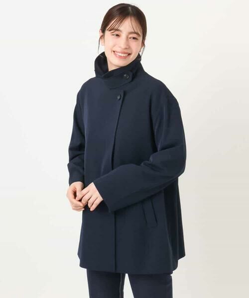 OFUON / オフオン その他アウター | ミドル丈スタンドコート/洗える/WEB限定サイズあり | 詳細28