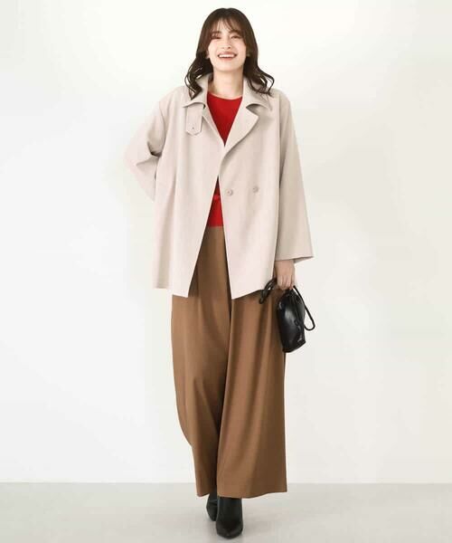 OFUON / オフオン その他アウター | ミドル丈スタンドコート/洗える/WEB限定サイズあり | 詳細8