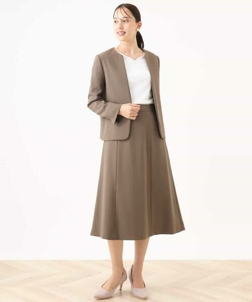 OFUON / オフオン カットソー | ハートネックコットンカットソー/洗える/WEB限定サイズあり | 詳細15