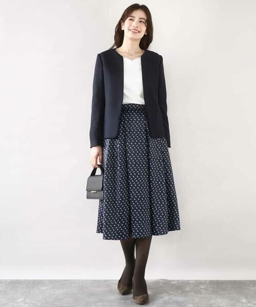 OFUON / オフオン カットソー | ハートネックコットンカットソー/洗える/WEB限定サイズあり | 詳細20